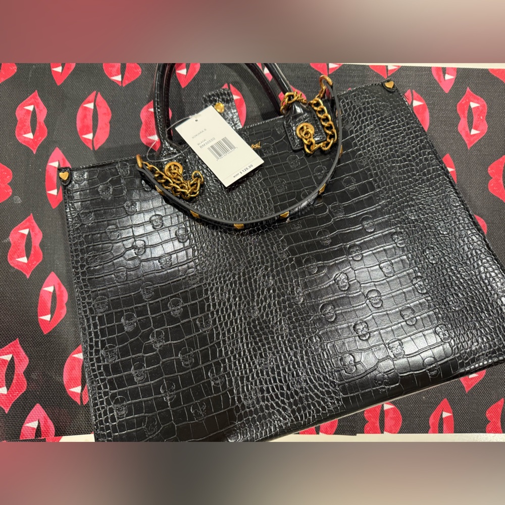 Betsey Johnson Skull Tote